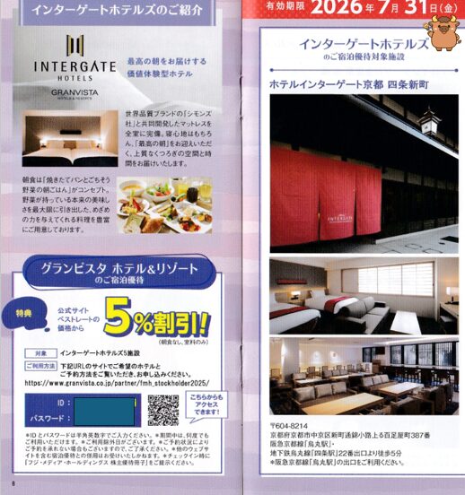 フジテレビ株主優待冊子