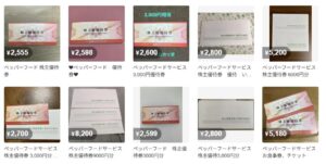 ペッパーフードサービス株主優待