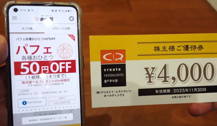 かごの屋株主優待