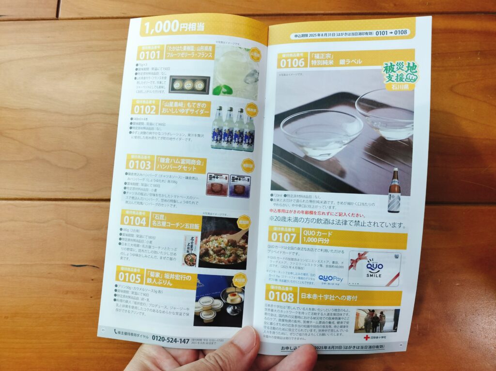 ヨロズ株主優待