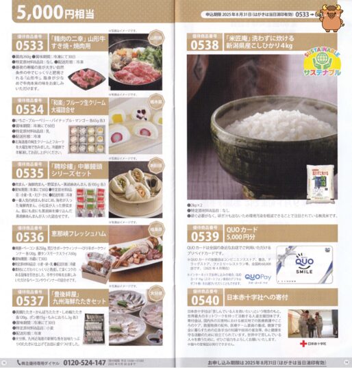 ヨロズ株主優待